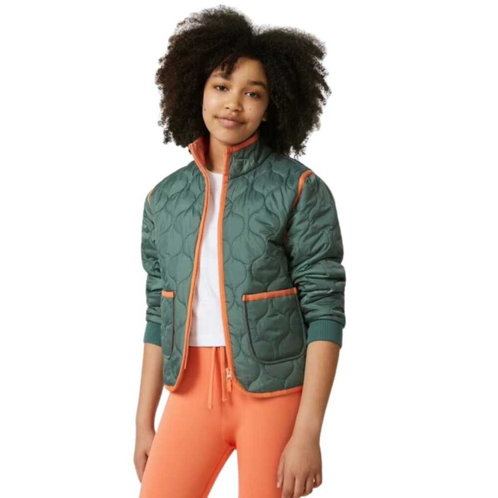 Free Assembly | Lightweight Quilted Jacket, Green